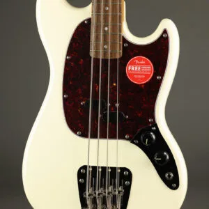 Squier Classic Vibe ’60s Mustang® Bass, Laurel Fingerboard, Olympic White – New