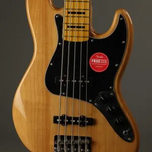 Squier Classic Vibe ’70s Jazz Bass® V, Maple Fingerboard, Natural New