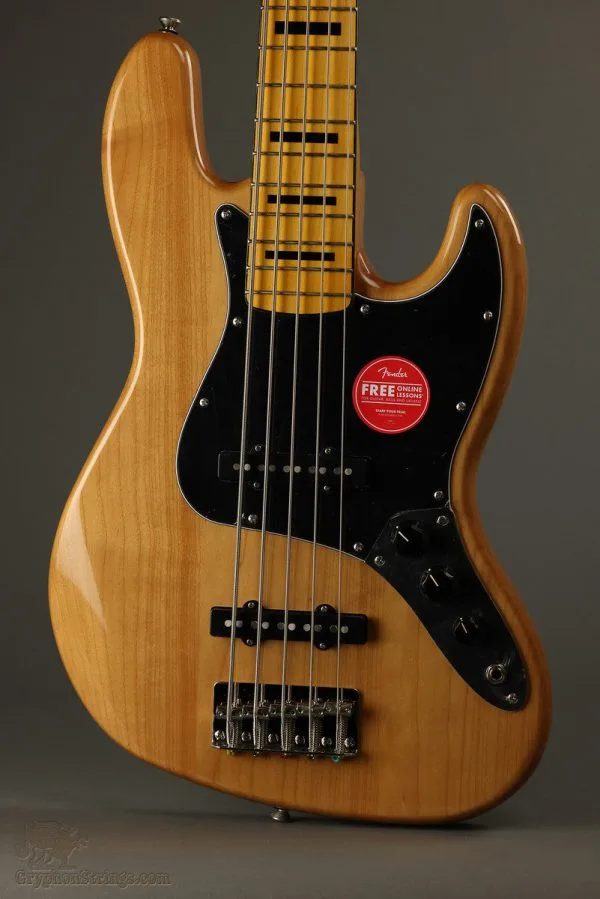 Squier Classic Vibe ’70s Jazz Bass® V, Maple Fingerboard, Natural New