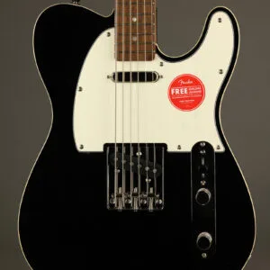 Squier Classic Vibe Baritone Custom Telecaster®, Laurel Fingerboard, Parchment Pickguard, Black – New