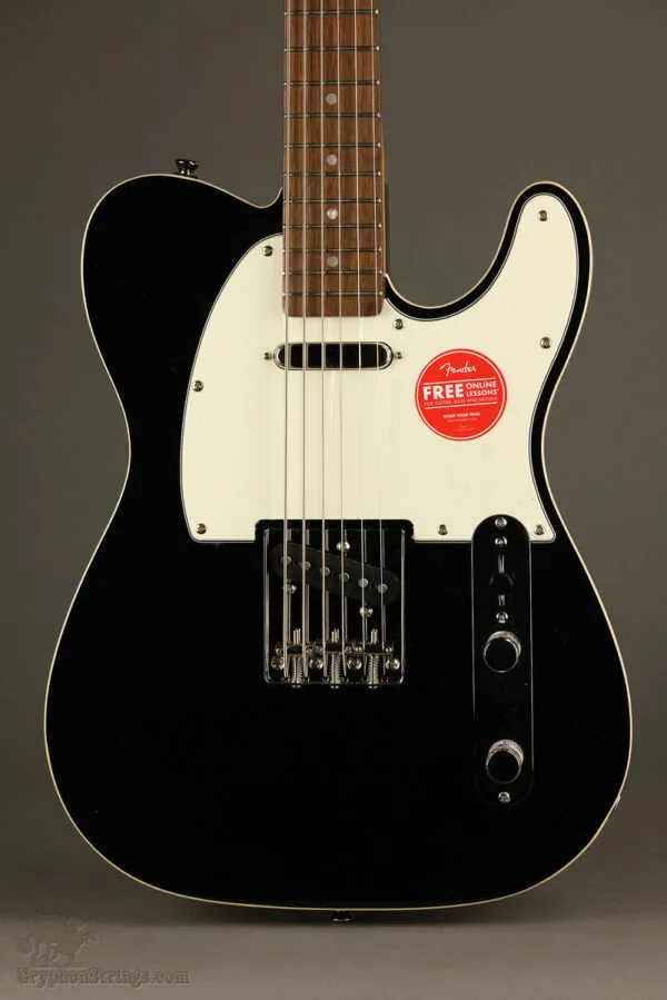 Squier Classic Vibe Baritone Custom Telecaster®, Laurel Fingerboard, Parchment Pickguard, Black – New