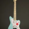 Squier Mini Jazzmaster® HH, Maple Fingerboard, White Pickguard, Daphne Blue – New