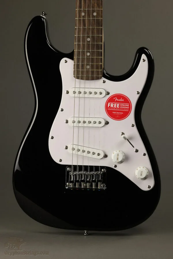 Squier Mini Stratocaster®, Laurel Fingerboard, Black – New