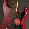 Squier Paranormal Strat-O-Sonic, Laurel Fingerboard, Black Pickguard, Crimson Red Transparent – New
