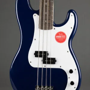 Squier Sonic® Precision Bass®, Laurel Fingerboard, White Pickguard, Midnight Blue – New