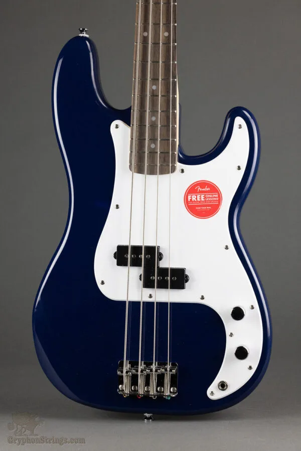 Squier Sonic® Precision Bass®, Laurel Fingerboard, White Pickguard, Midnight Blue – New