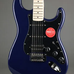 Squier Sonic® Stratocaster® HSS, Maple Fingerboard, Black Pickguard, Midnight Blue – New