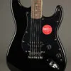 Squier Sonic® Stratocaster® HT H, Laurel Fingerboard, Black Pickguard, Black – New