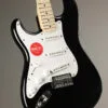 Squier Sonic® Stratocaster® Left-Handed, Maple Fingerboard, White Pickguard, Black – New