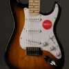 Squier Sonic™ Stratocaster®, Maple Fingerboard, White Pickguard, 2-Color Sunburst – New