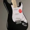 Squier Sonic® Stratocaster®, Maple Fingerboard, White Pickguard, Black – New