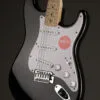 Squier Sonic® Stratocaster®, Maple Fingerboard, White Pickguard, Black – New