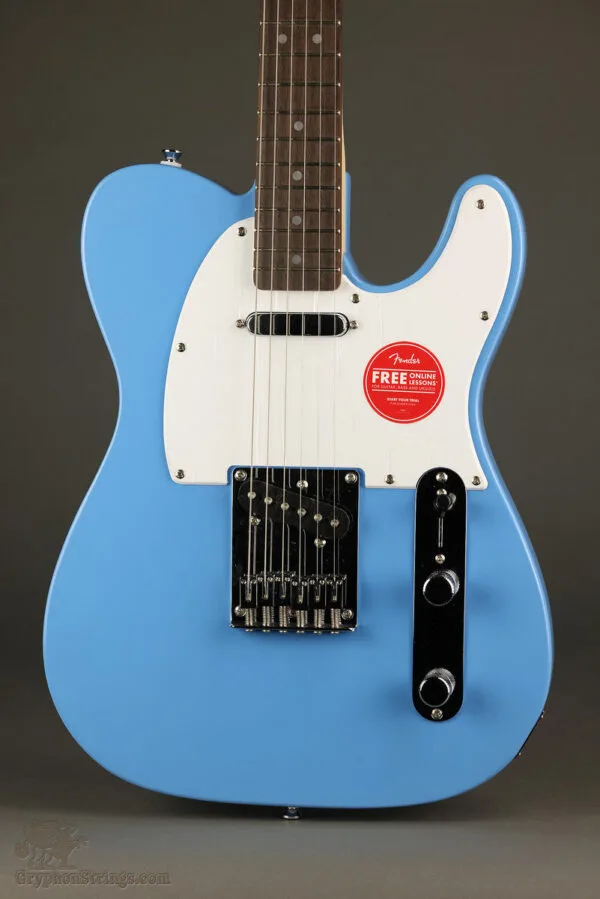 Squier Sonic® Telecaster®, Laurel Fingerboard, White Pickguard, California Blue – New