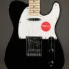 Squier Sonic® Telecaster®, Maple Fingerboard, White Pickguard, Black – New