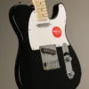 Squier Sonic® Telecaster®, Maple Fingerboard, White Pickguard, Black – New