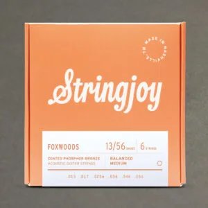 Stringjoy Foxwoods | Medium Gauge (13-56) Coated Phosphor Bronze Acoustic Guitar Strings
