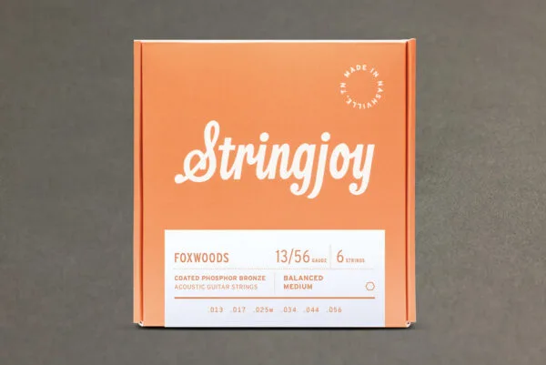 Stringjoy Foxwoods | Medium Gauge (13-56) Coated Phosphor Bronze Acoustic Guitar Strings