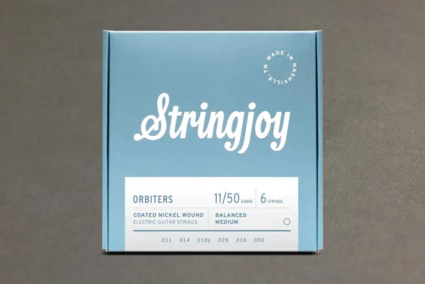 Stringjoy Orbiters | Balanced Medium Gauge (11-50) Coated Nickel Wound Electric Guitar Strings