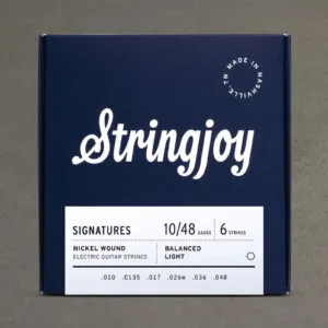 Stringjoy Signatures | Balanced Light Gauge (10-48) Nickel Wound Electric Guitar Strings