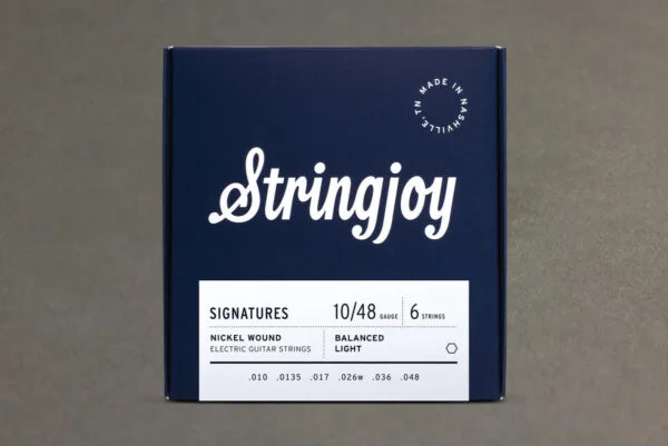 Stringjoy Signatures | Balanced Light Gauge (10-48) Nickel Wound Electric Guitar Strings