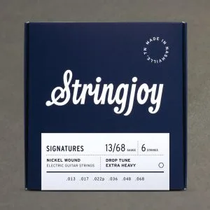 Stringjoy Signatures | Drop Tune Extra Heavy Gauge (13-68) Nickel Wound Electric Guitar Strings