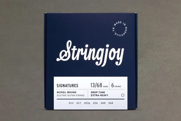 Stringjoy Signatures | Drop Tune Extra Heavy Gauge (13-68) Nickel Wound Electric Guitar Strings