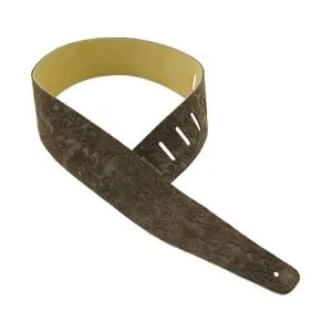 SUEDE SERIES EMBOSSED FLORAL BROWN