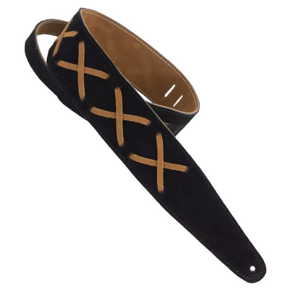 SUEDE X’s BLACK/BROWN