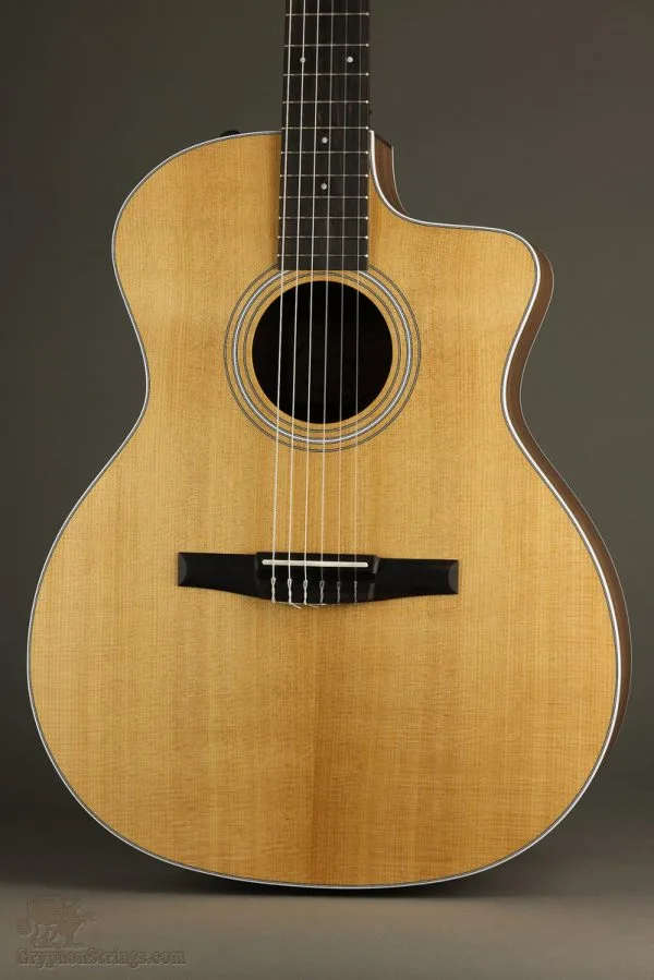 Taylor 214ce-N Acoustic Electric Nylon String Guitar – New