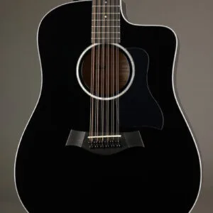 Taylor 250ce-BLK Plus 12-String Acoustic Electric Guitar – New