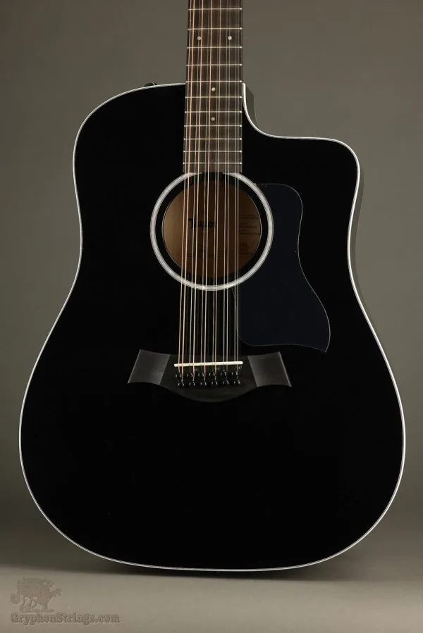 Taylor 250ce-BLK Plus 12-String Acoustic Guitar – New