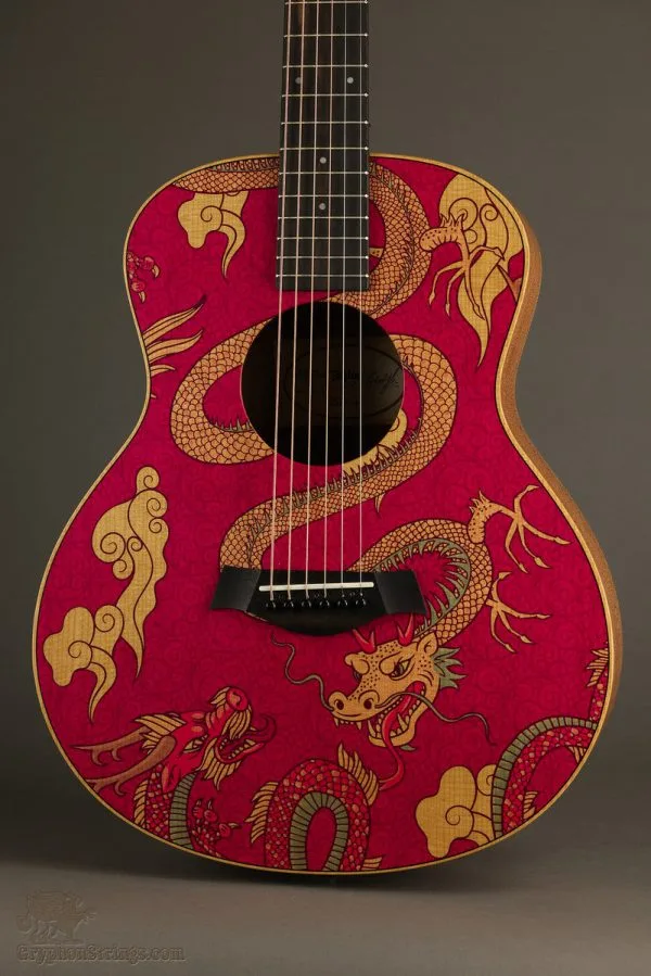 Taylor GS Mini-e Special Edition Dragon Acoustic Electric Guitar – New
