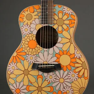 Taylor GS Mini-e Special Edition Floral Blue Acoustic Electric Guitar – New
