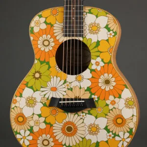 Taylor GS Mini-e Special Edition Floral Green Acoustic Electric Guitar – New
