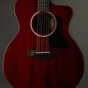 Taylor Guitars 224ce DLX LTD Transparent Red Acoustic Electric Guitar New