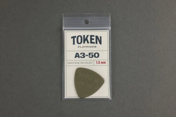 Token A3-50 Large Triangle (1.27mm) Green Pick